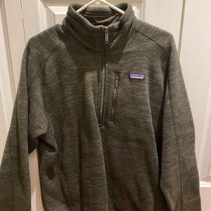 Patagonia 1/4 zip fleece pullover. Size large